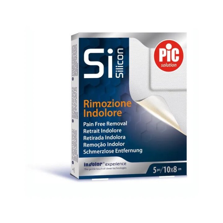 Pic Cerotti Postoperatorio Silicone 10x8cm 5 Pezzi