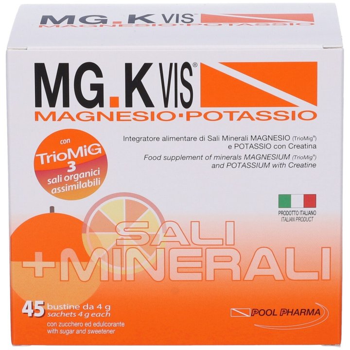 Mgk Vis Magnesio Potassio Gusto arancia - 45 bustine