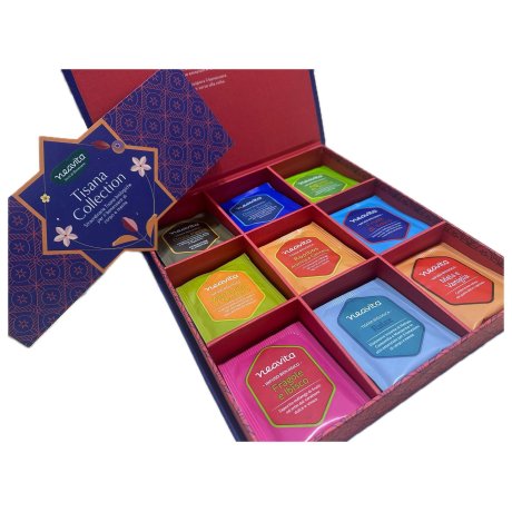 Neavita Cofanetto Quadrato Blu Tisane Collection con 27 Tisane Bio Assortite Neavita Cofanetto Quadrato Blu Tisane Collection con 27 Tisane Bio Assortite