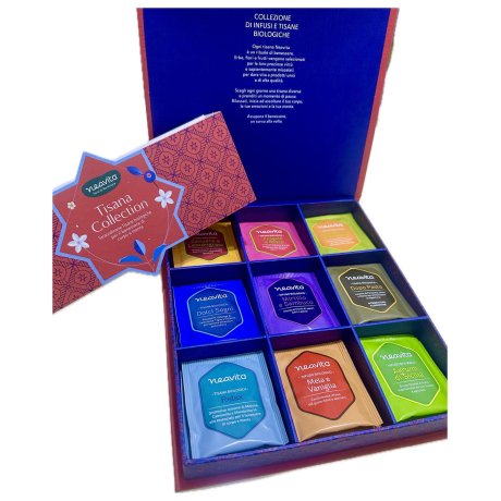 Neavita Cofanetto Quadrato Rosso Tisane Collection con 27 Tisane Bio Assortite Neavita Cofanetto Quadrato Rosso Tisane Collection con 27 Tisane Bio Assortite