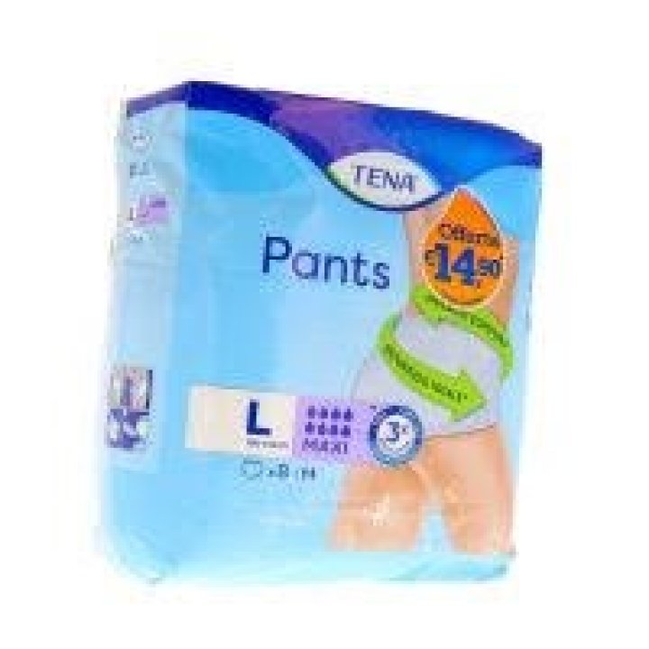 TENA PANTS MAXI L 8PZ