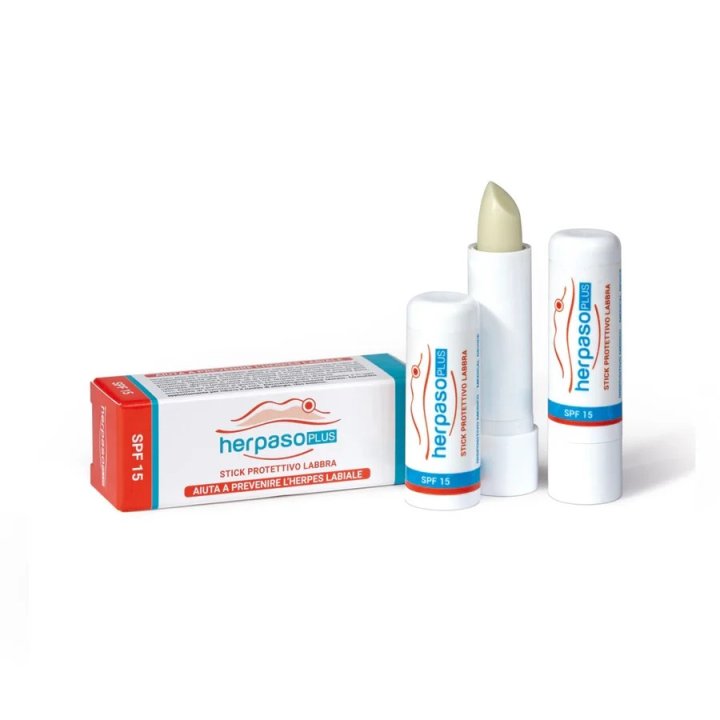 Herpaso Plus Stick Protettivo e Idratante Labbra 4,5 ml