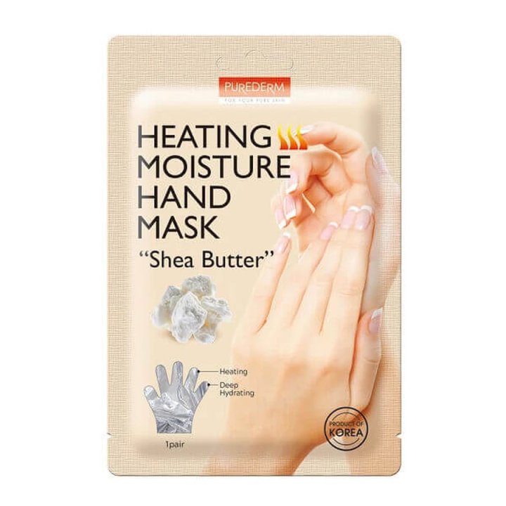 Purederm maschera mani idratante riscaldante...