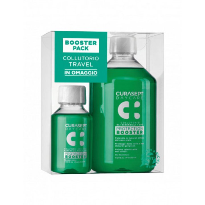 Curasept Daycare Booster Collutorio Herbal Invasion 500 ml +100 ml