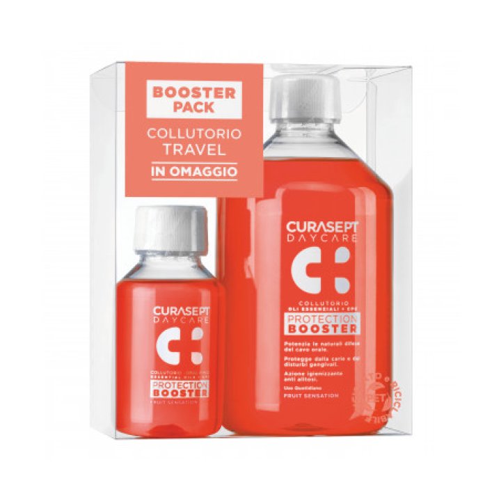 Curasept Daycare Booster Collutorio Fruit Sensation 500 ML +100 ML