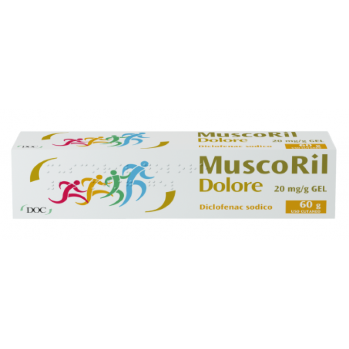 MUSCORIL DOLORE GEL 60 G 20MG/G
