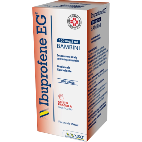 Ibuprofene Eg Bambini Sciroppo 150ml Gusto Fragola