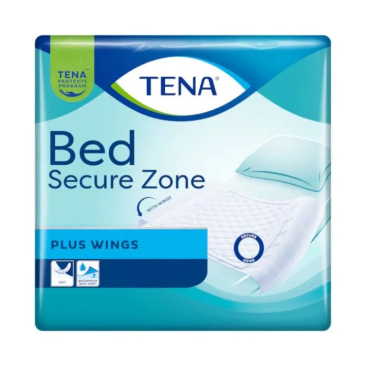 Tena Bed Secure Zone Traverse Assorbenti Plus Wings 180 x 80 Cm 20 Pezzi