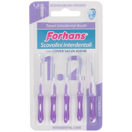 FORHANS Scovolini Interdentali da viaggio 1.2 Cilindrico per Spazi Stretti