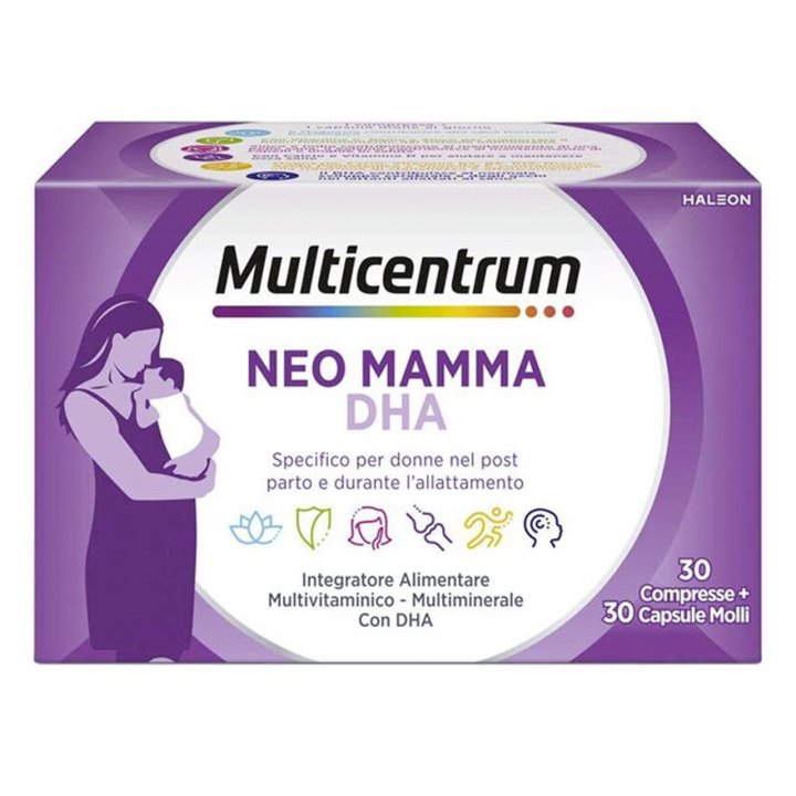 Multicentrum Neo Mamma Dha 30 Compresse + 30 Capsule Molli