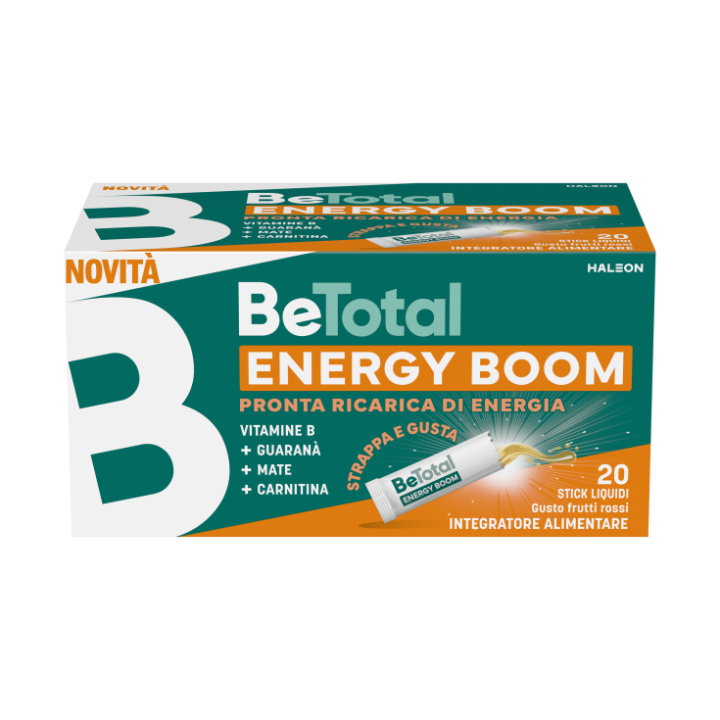 Betotal energy boom gusto arancia 20 stick o...
