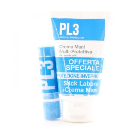 PL3 Bundle Pack Stick Labbra Special Protector + Crema Mani Multi-protettiva