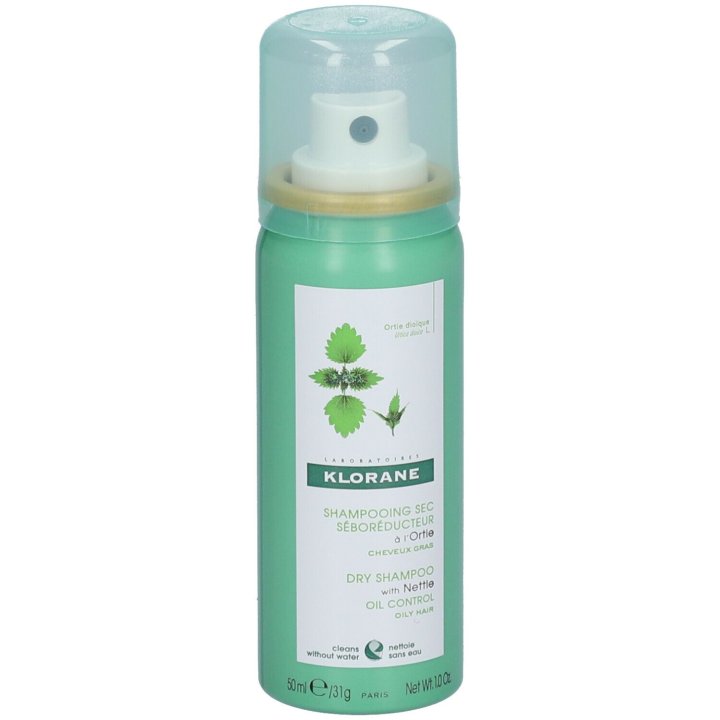 Klorane Shampoo secco all'ortica per capelli grassi 50 ml