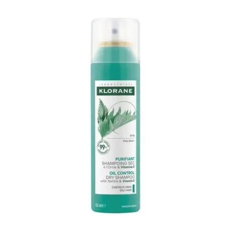 Klorane Shampoo Secco Seboriduttore all'Ortica Per Capelli Grassi 150 ml