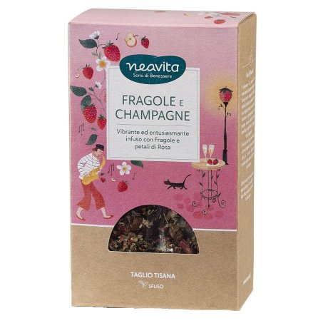Neavita Infuso Fragole e Champagne Taglio Tisana Sfuso 80 g