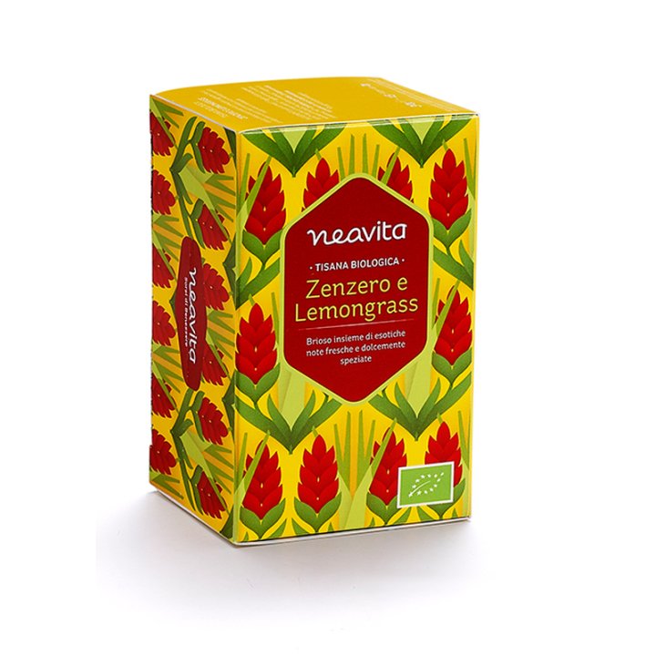Neavita Zenzero e Lemongrass Tisana Biologica 15 Filtri Neavita Zenzero e Lemongrass Tisana Biologica 15 Filtri