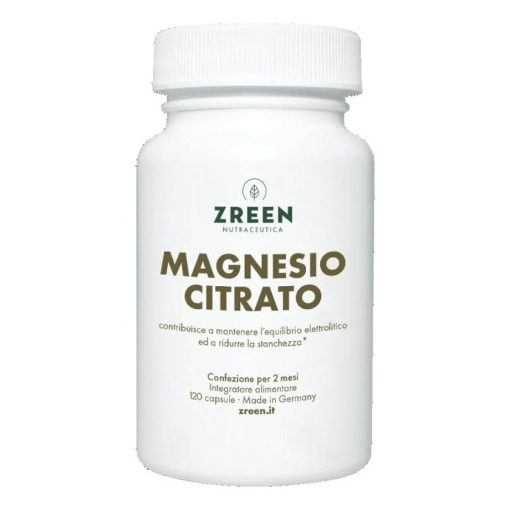Zreen Magnesio Citrato 120 Capsule Zreen Magnesio Citrato 120 Capsule