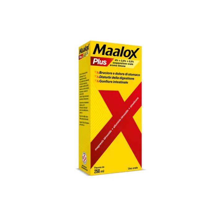Maalox Plus Sospensione Orale Aroma Limone 250 ml