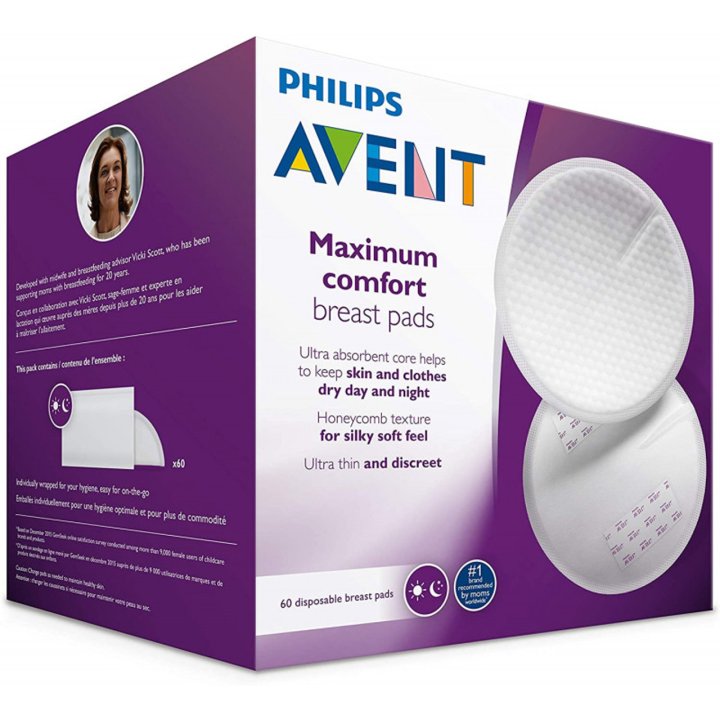 Avent Coppette Assorbilatte Ultra Comode 60 Pezzi