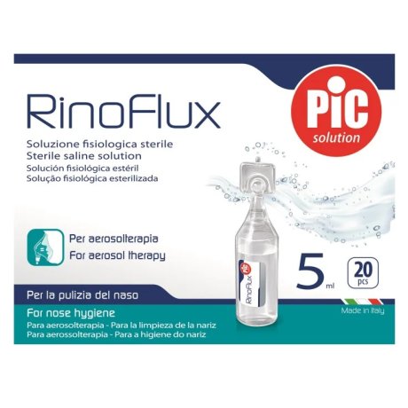 RinoFlux Soluzione Fisiologica 20 flaconcini da 5 ml