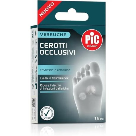 Pic Solution Cerotti Occlusivi Trattamento Verruche Mix 16 pezzi