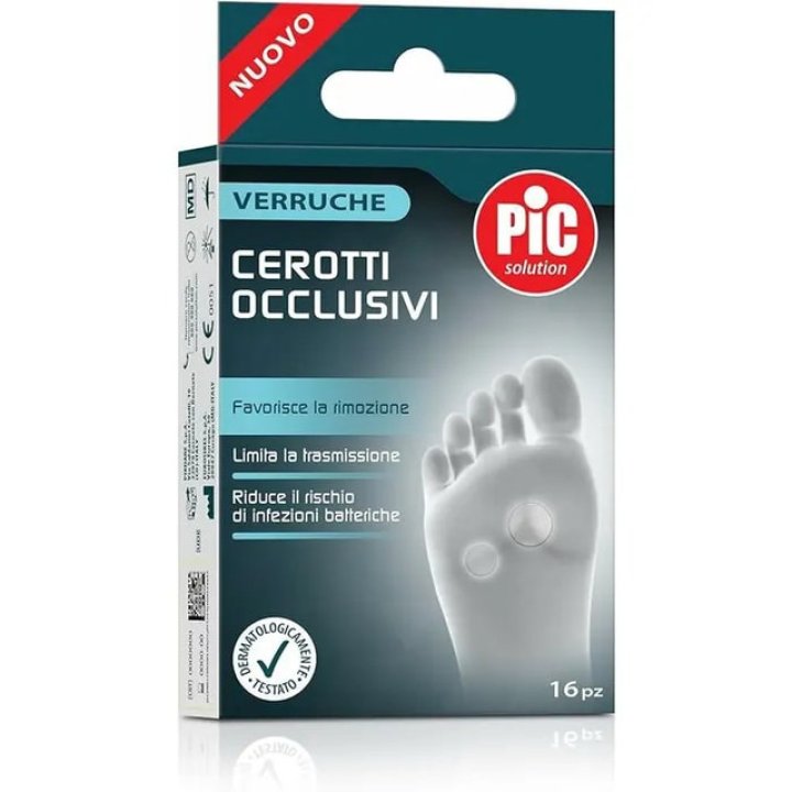 Pic Solution Cerotti Occlusivi Trattamento Verruche Mix 16 pezzi