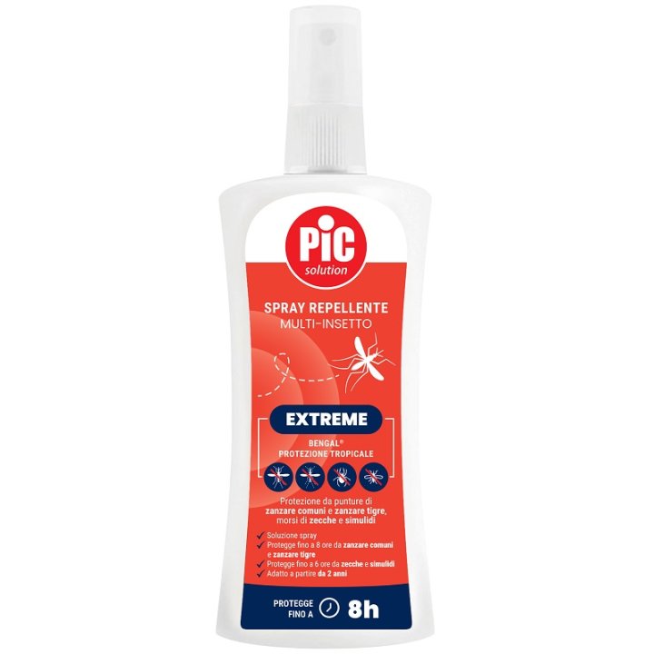 Pic Solution Bengal Extreme Protezione Tropicale Spray Repellente Multi Insetto 100 ml