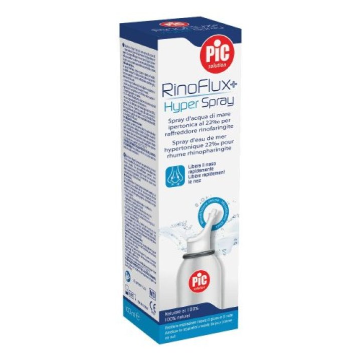 RINOFLUX+ Hyper Spray Acqua di Mare Ipertonica al 22% 100 ml RINOFLUX+ Hyper Spray Acqua di Mare Ipertonica al 22% 100 ml