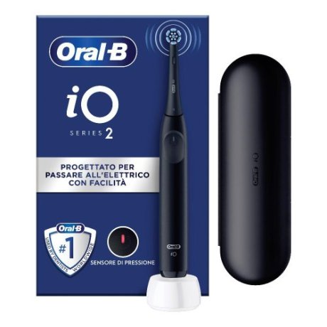 Oralb Power Spazzolino Elettrico Io2 Series Night Black + Travel Case