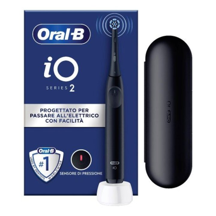 Oralb Power Spazzolino Elettrico Io2 Series Night Black + Travel Case