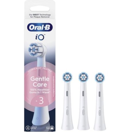 ORAL-B IO Testine di Ricambio Gentle White 3 Testine Bianche