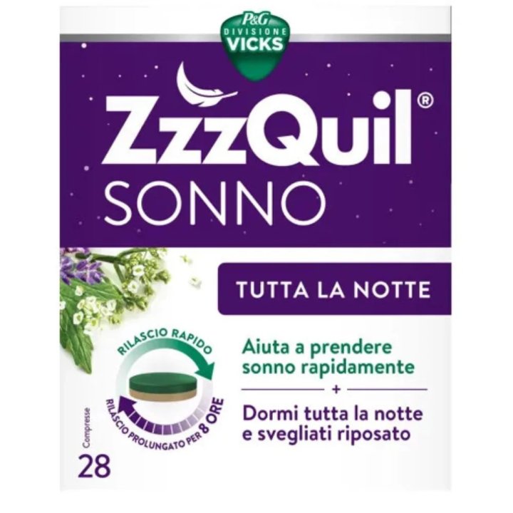ZZZQUIL Sonno Tutta La Notte 28 Compresse