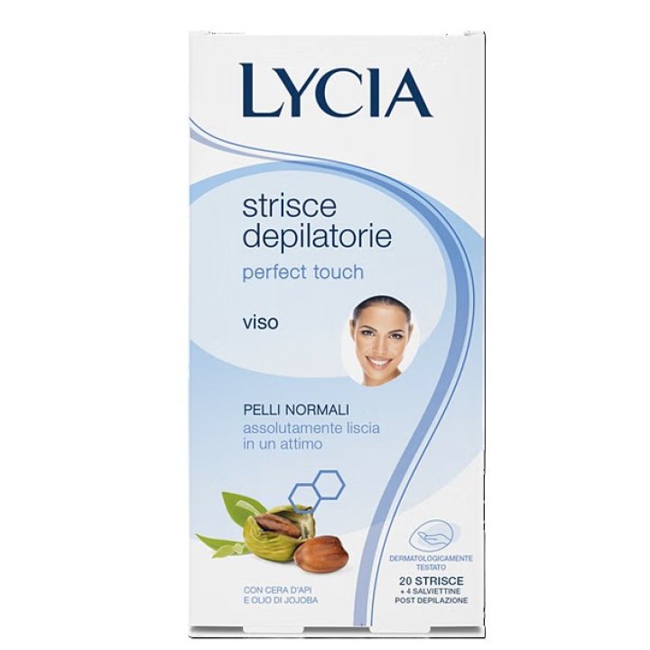Lycia Perfect Touch Viso 20 strisce depilatorie per il viso 12 pezzi