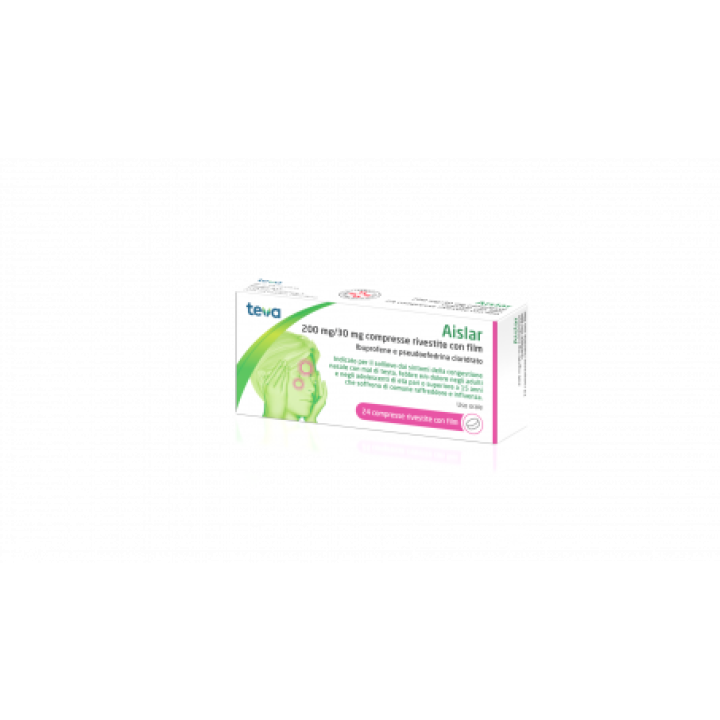 AISLAR 24 Compresse Rivestite 200 MG + 30 MG