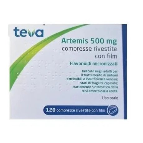 ARTEMIS 120 Compresse Rivwstite 500 mg