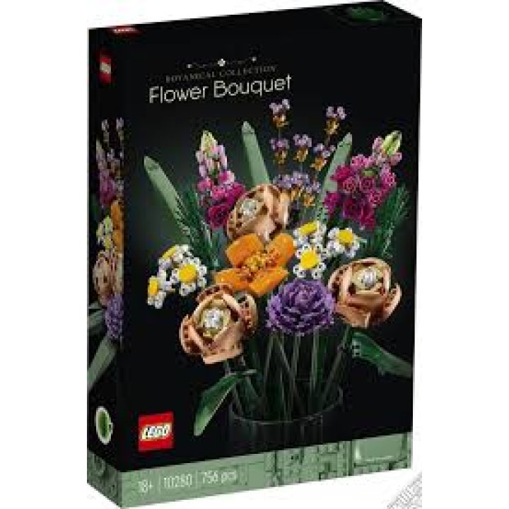 Lego icons bouquet di fiori