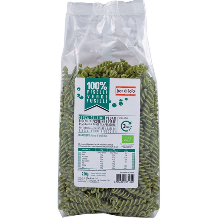 Fior di Loto Fusilli Piselli Bio 250g