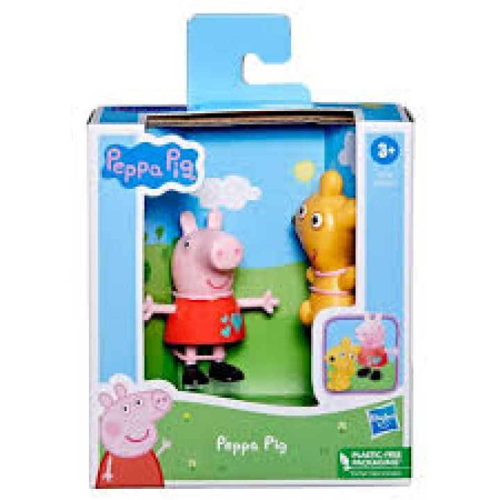 HASBRO PEPPA'S FUN FRIENDS FIGURE PEPPA PIG CON ORSETTO