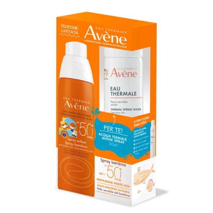 AVENE SOLARE SPRAY BB 50+ - EDIZIONE LIMITATA- +EAU THERMALE OMAGGIO 50ML