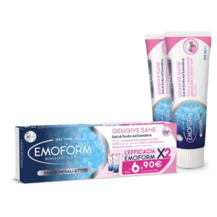 Emoform Gengive Sane Bipacco 2 Tubi da 100 ml