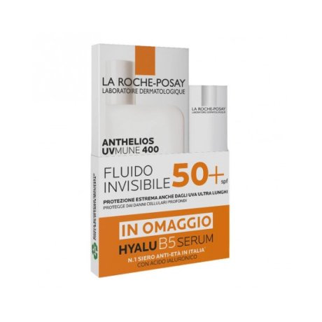 Anthelios UVmune 400 Fluido Invisibile SPF 50+ + Hyalu B5 Siero