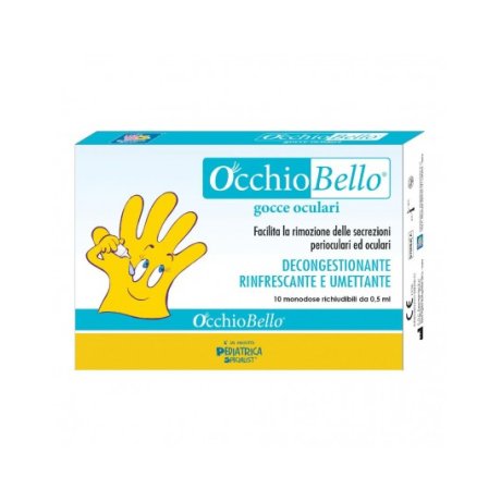 OCCHIOBELLO Gocce Oculari 10 Flaconcini Monodose Richiudibili da 0,5 ml