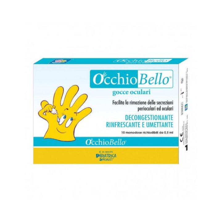 OCCHIOBELLO Gocce Oculari 10 Flaconcini Monodose Richiudibili da 0,5 ml