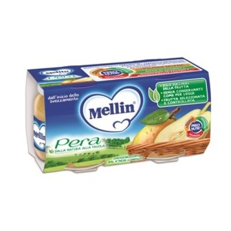 Mellin Omog Pera 2x100g