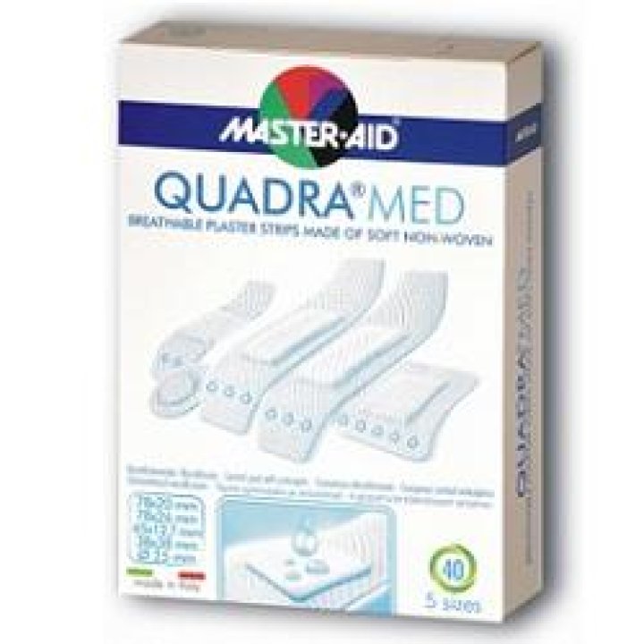 CEROTTO MASTER-AID QUADRA DERMOATTIVO FORMATI ASSORTITI 20 PEZZI