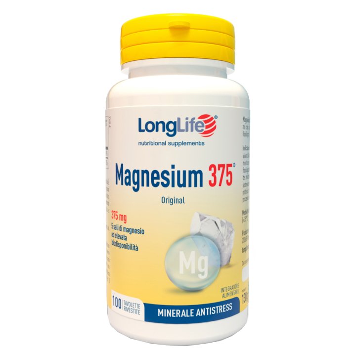 LONGLIFE MAGNESIUM 375 MG 100 TAVOLETTE