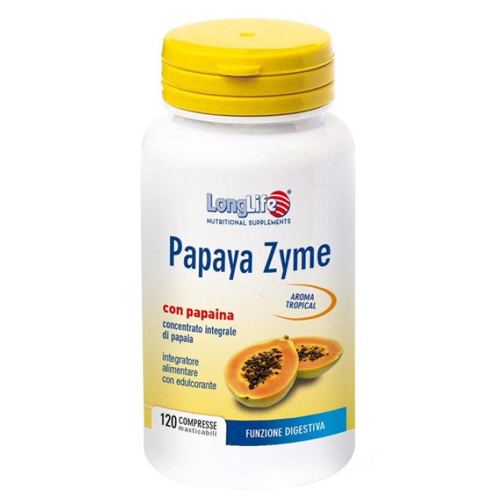 LONGLIFE PAPAYA ZYME 120 Cpr