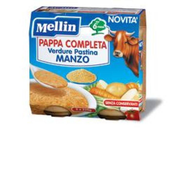 MELLIN Pappa Compl.Manzo2x250g