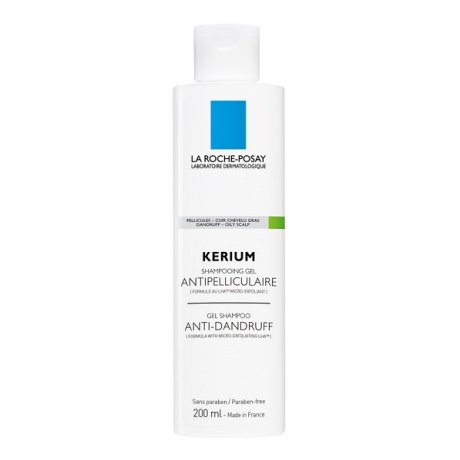 KERIUM Shampoo Gel anti-forfora grassa 200 ml