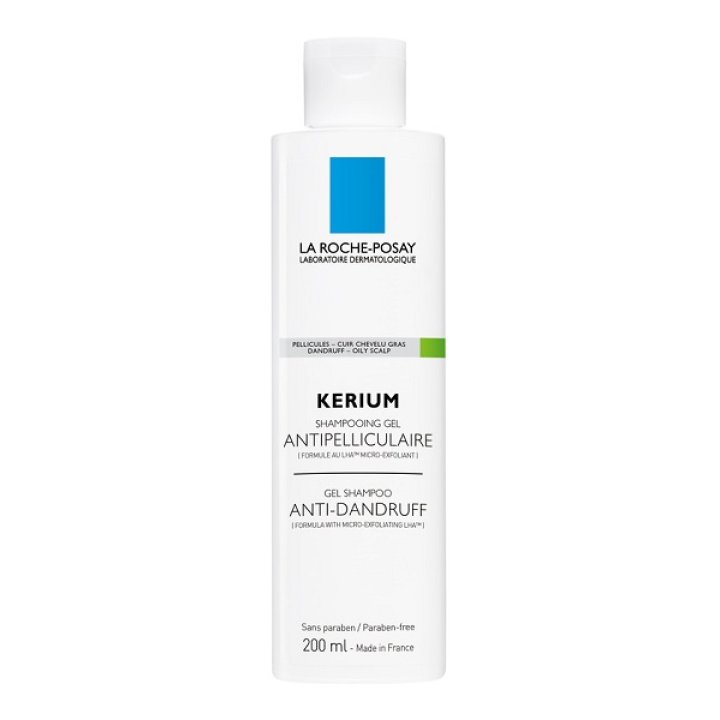 Kerium shampoo gel anti-forfora grassa 200 m...